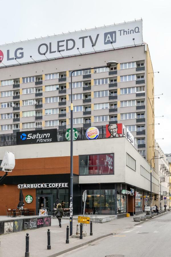 Apartmán Apartament Widok Centrum Varšava Exteriér fotografie