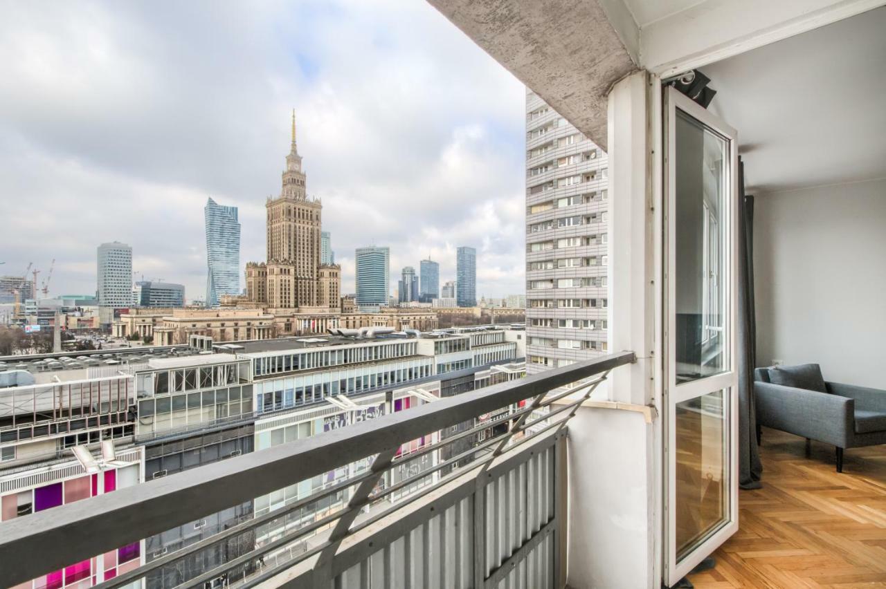 Apartmán Apartament Widok Centrum Varšava Exteriér fotografie