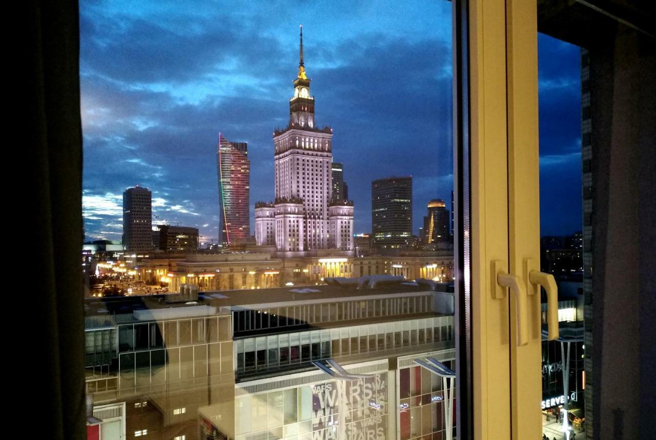 Apartmán Apartament Widok Centrum Varšava Exteriér fotografie